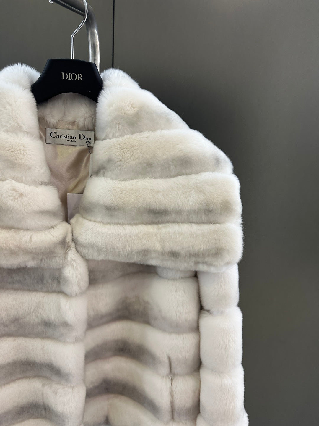 DIOR 25S RABBIT FUR JACKET 738