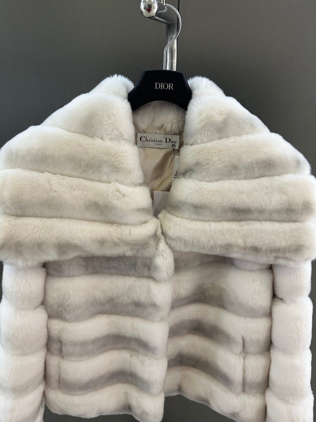 DIOR 25S RABBIT FUR JACKET 738