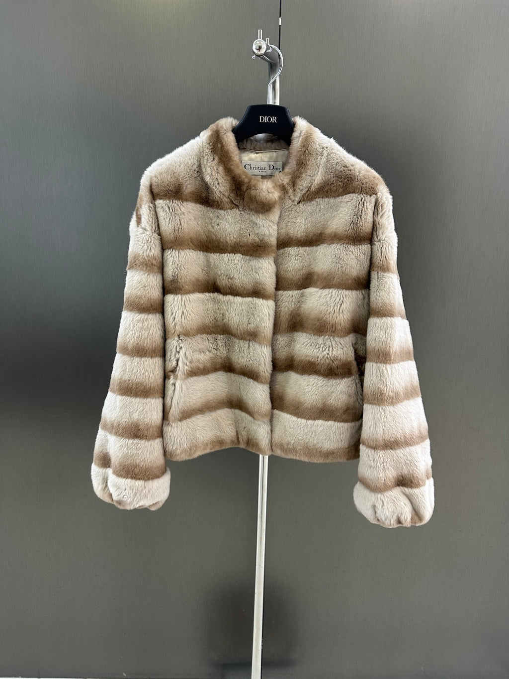 DIOR 25S RABBIT FUR JACKET 737