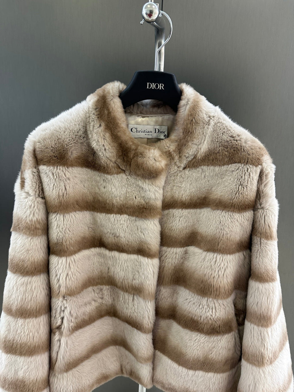 DIOR 25S RABBIT FUR JACKET 737