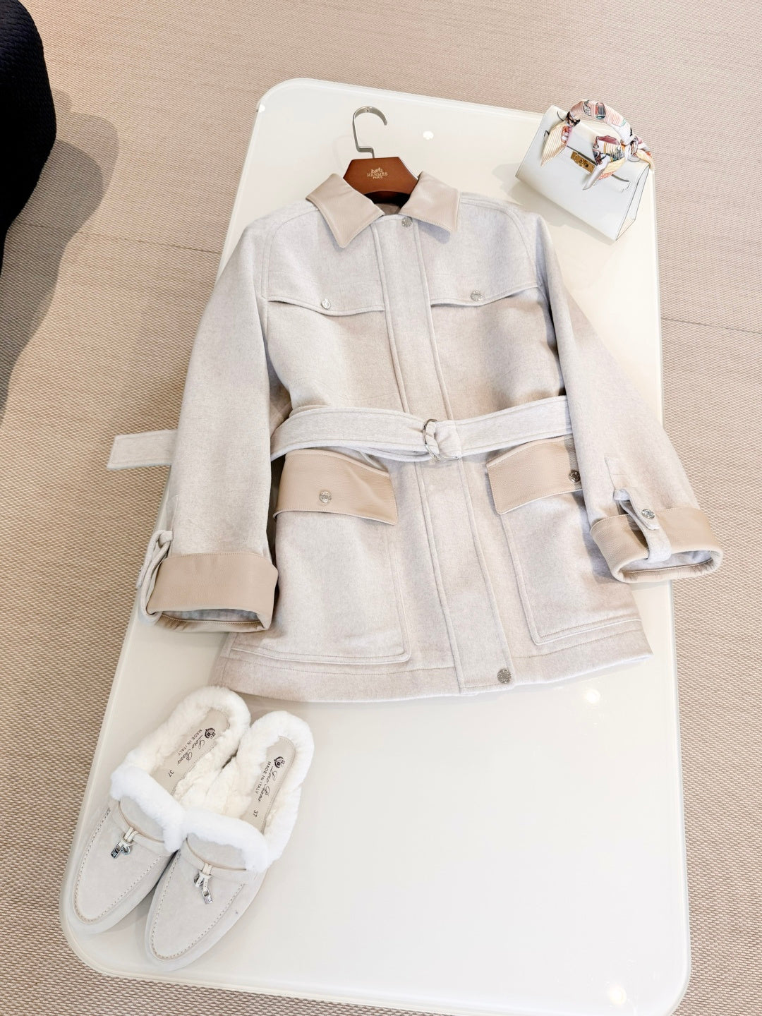 HERMES 25S CASERE COAT 309