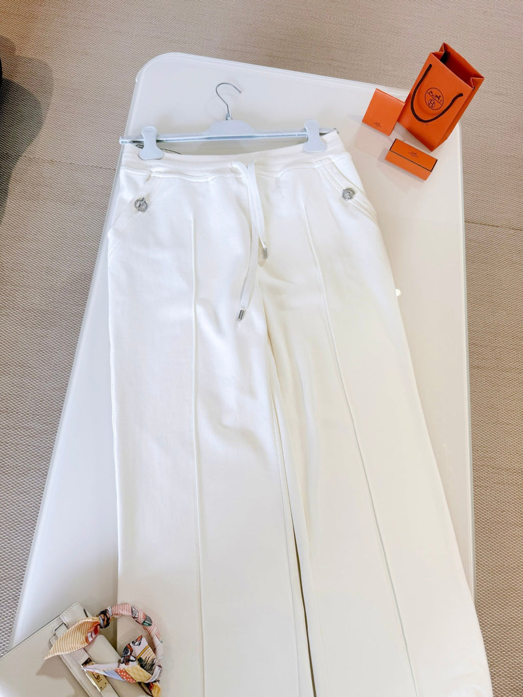 HERMES HERMES 25S WIDE-LEG PANTS 264