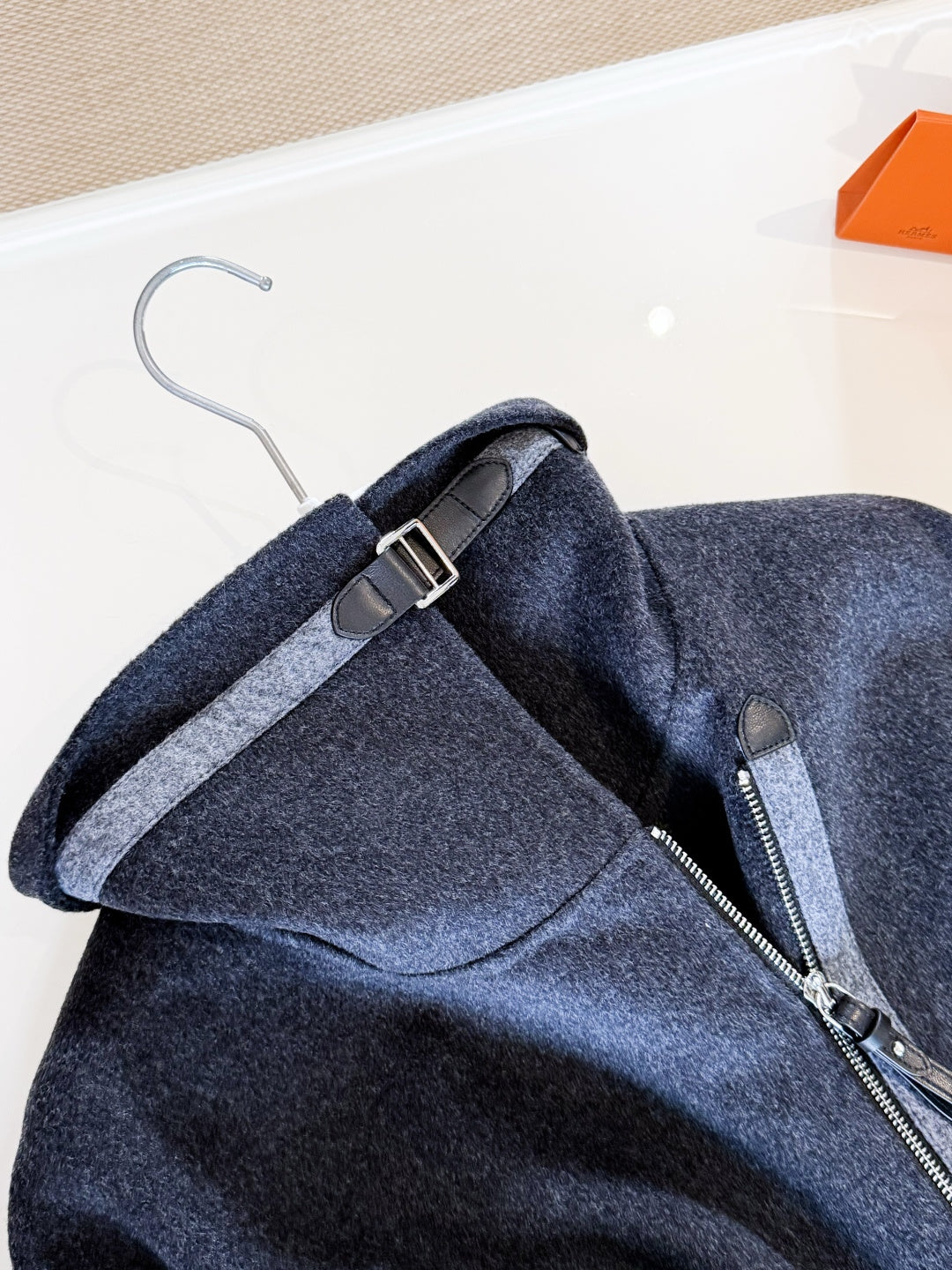 HERMES HERMES 25S MID-LENGTH KNIT COAT 266