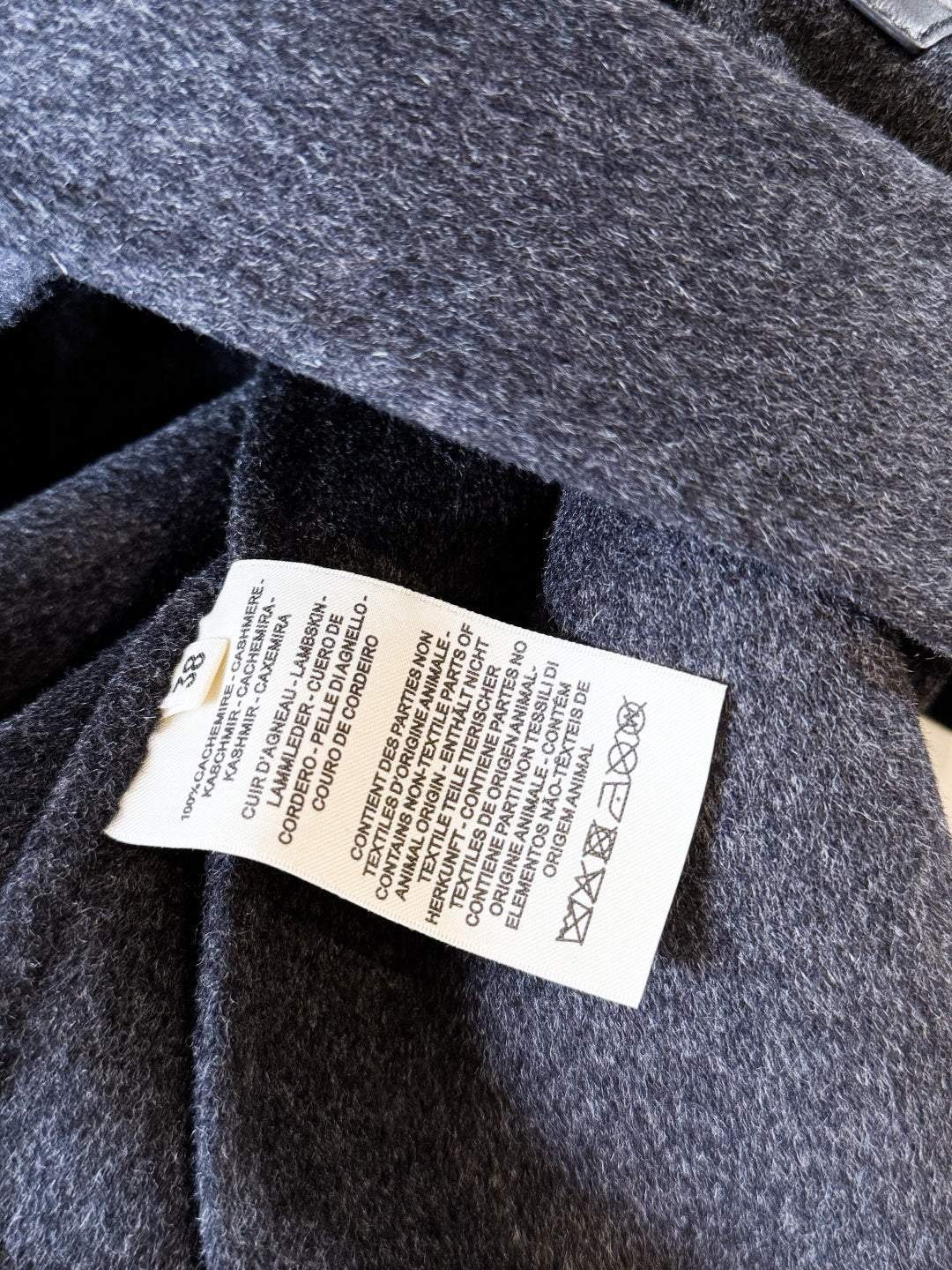 HERMES HERMES 25S MID-LENGTH KNIT COAT 266