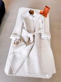 HERMES HERMES 25S BELTED CASERE PEACOAT 268