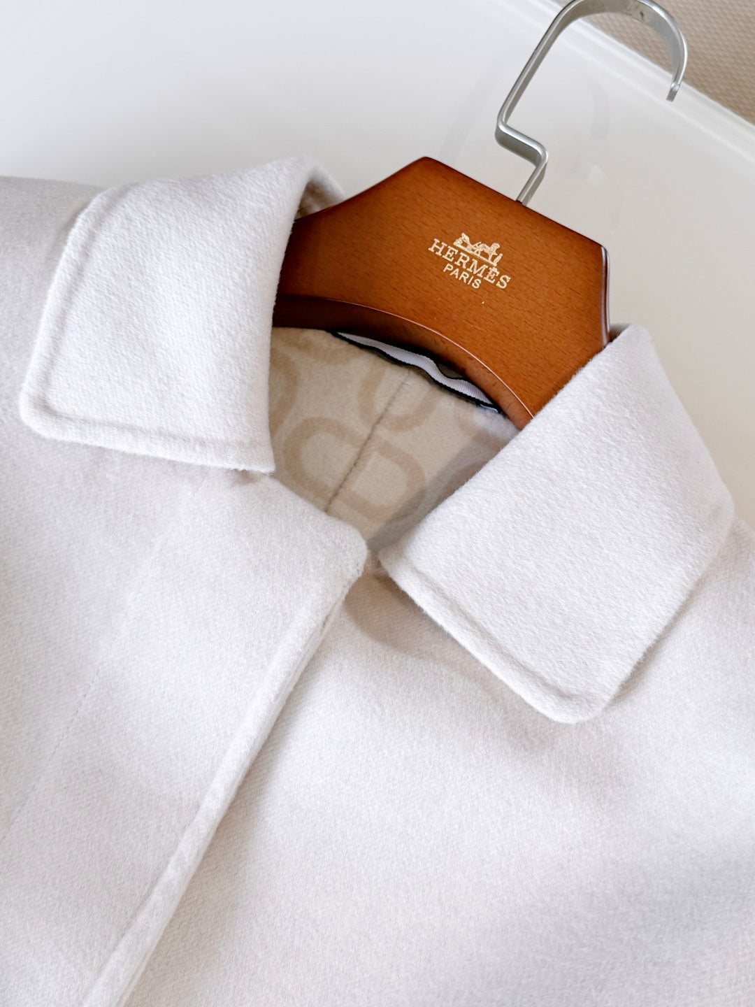 HERMES HERMES 25S BELTED CASERE PEACOAT 268