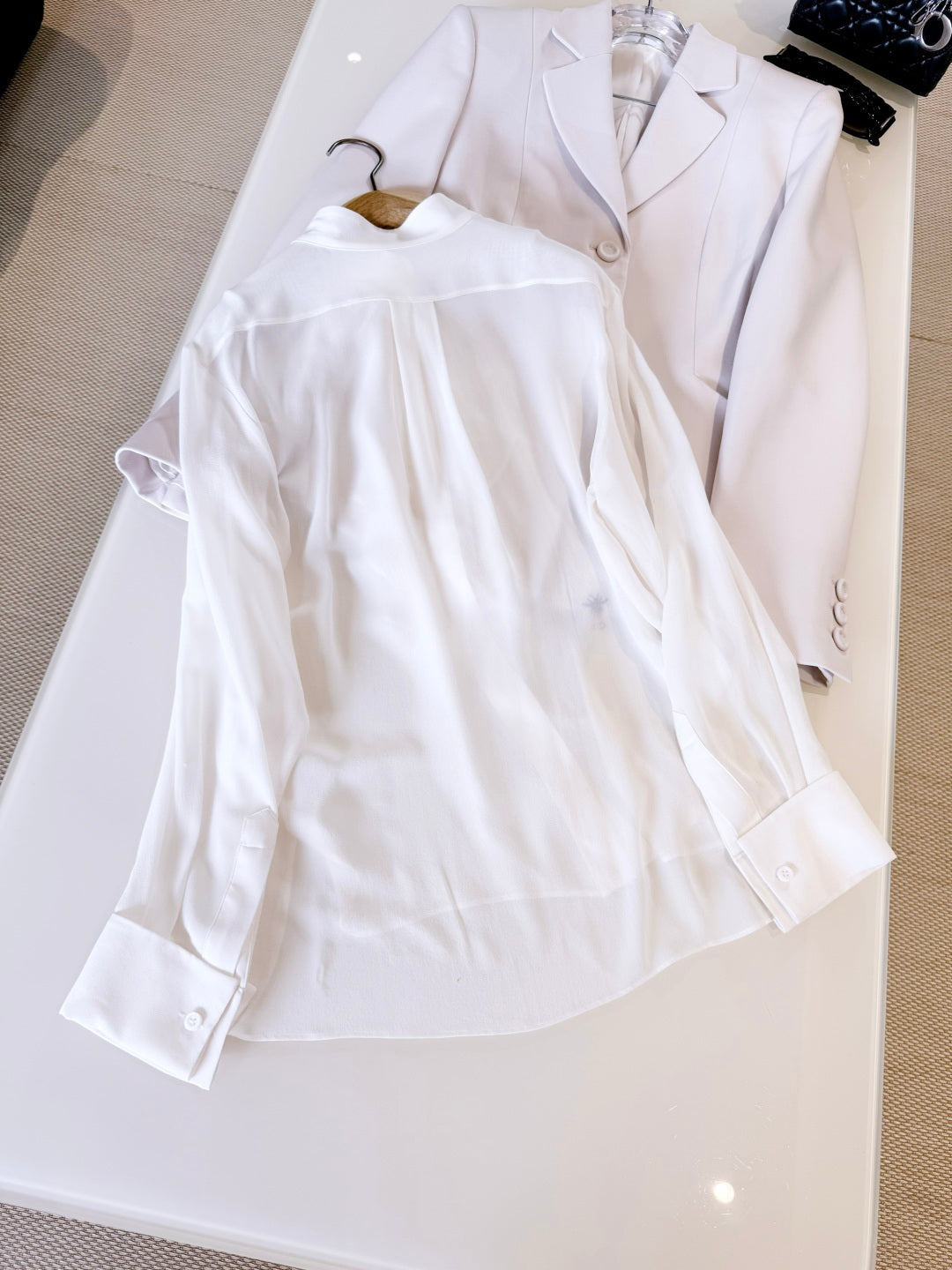 DIOR 25S PLEATED SHIRT 721