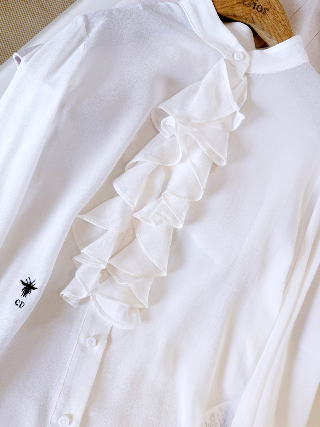 DIOR 25S PLEATED SHIRT 721