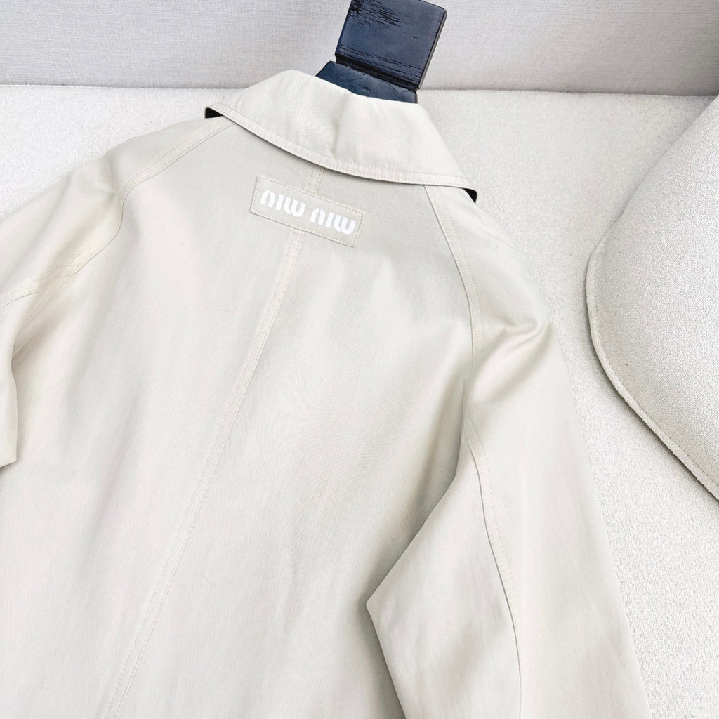 MIUMIU LONG TRENCH COAT STYLE 663