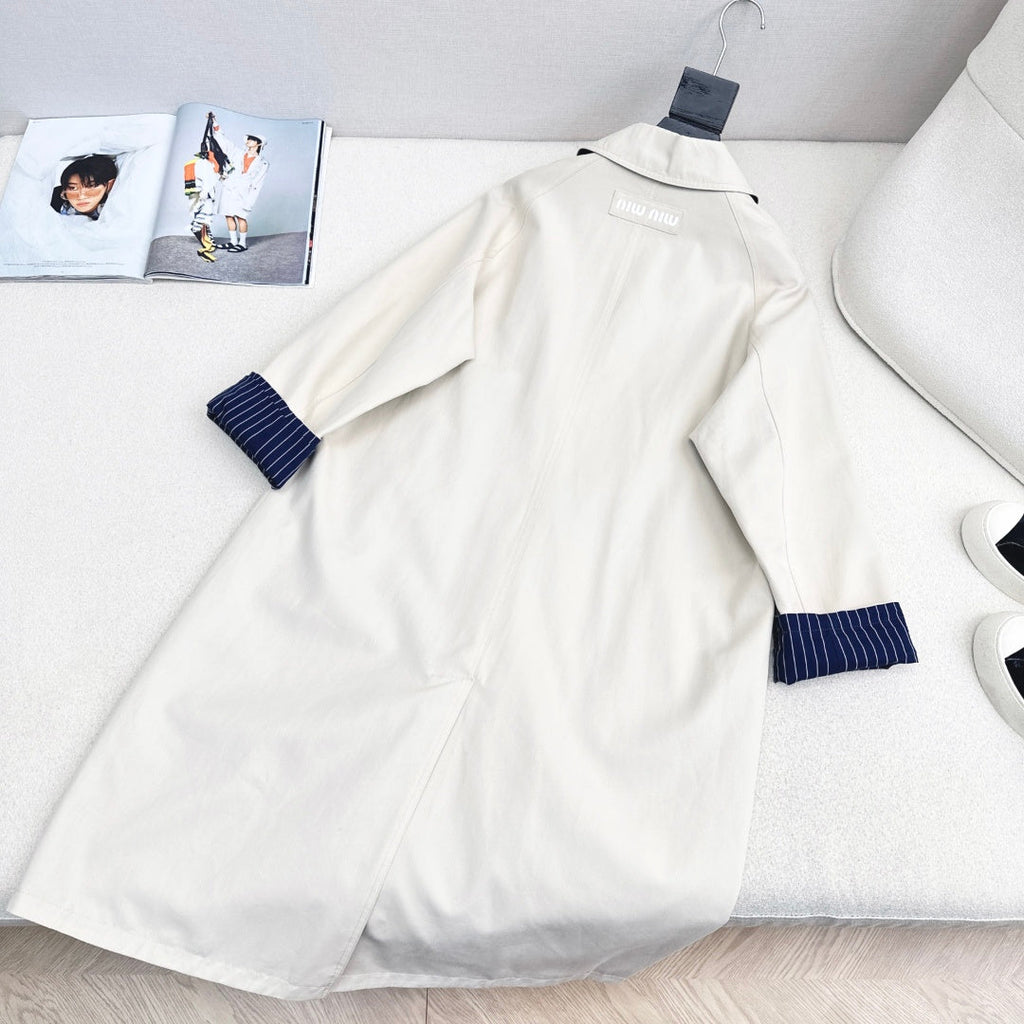 MIUMIU LONG TRENCH COAT STYLE 663