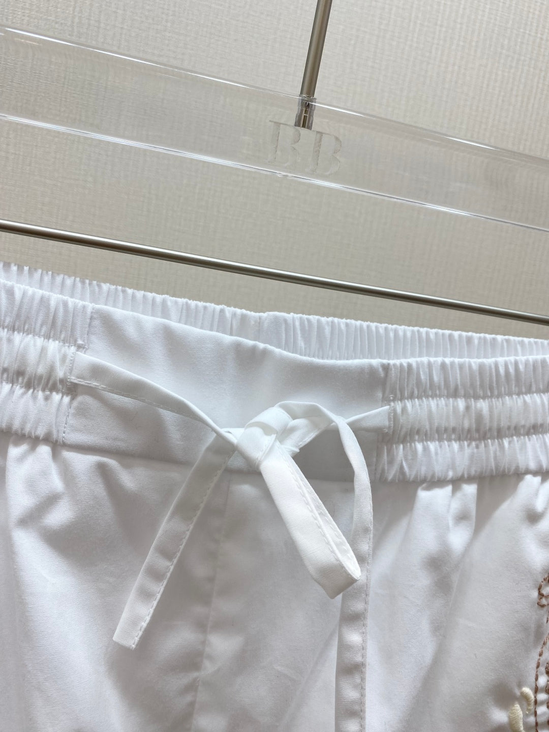 HERMES HERMES 25S EMBROIDERED SHORTS 158