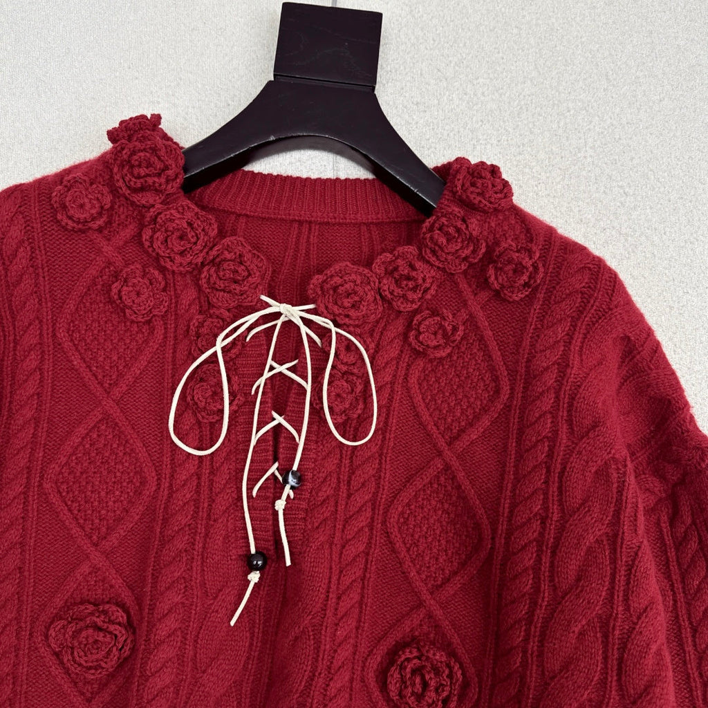 MIUMIU KNITTED SWEATER STYLE 665