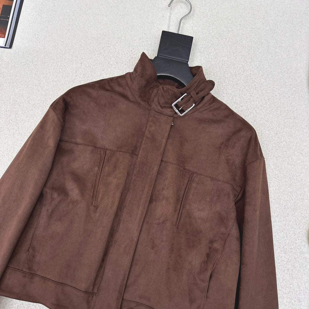 HERMES HERMES 25S SUEDE JACKET 344