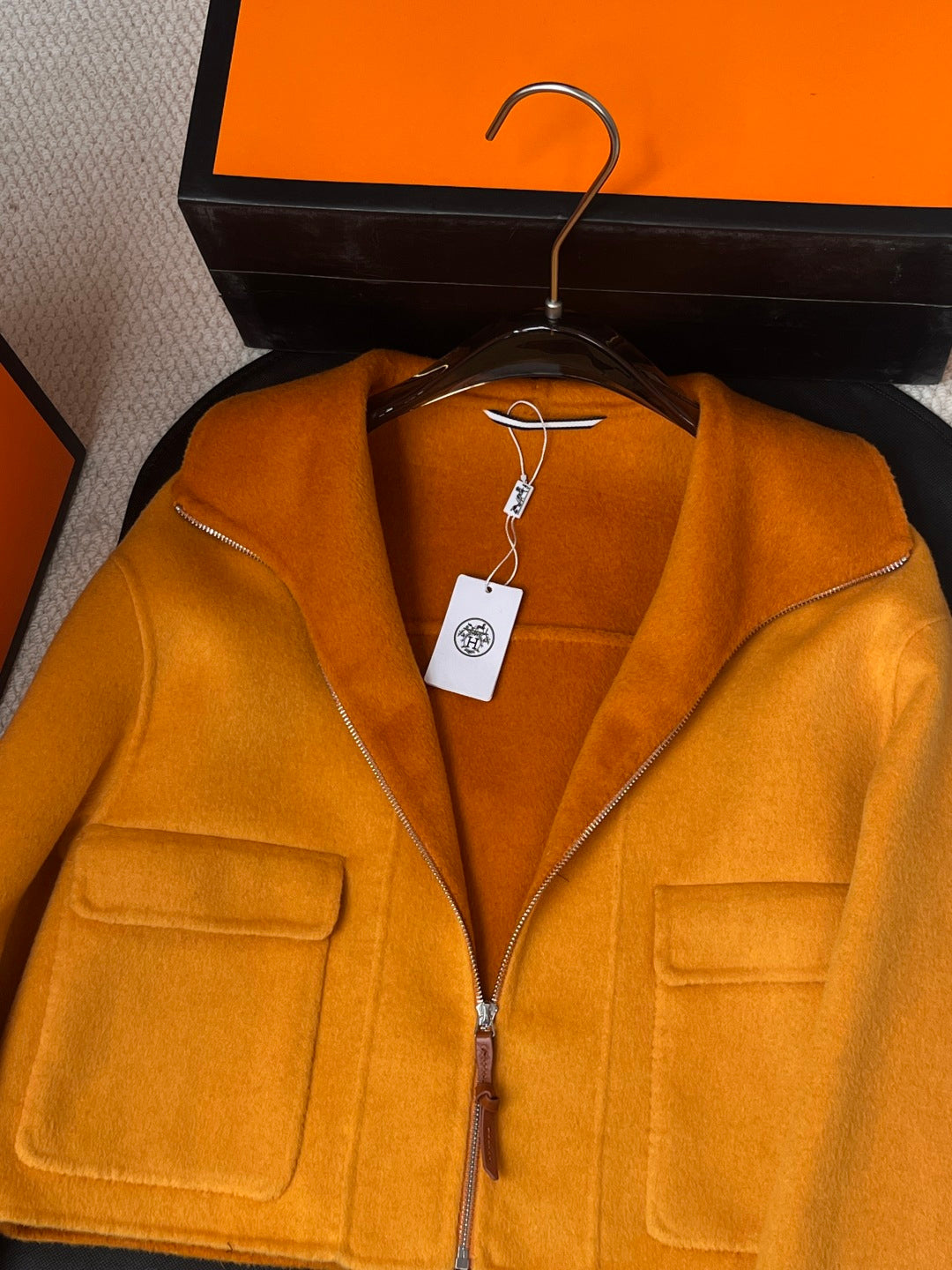 HERMES 25S CASERE JACKET 243