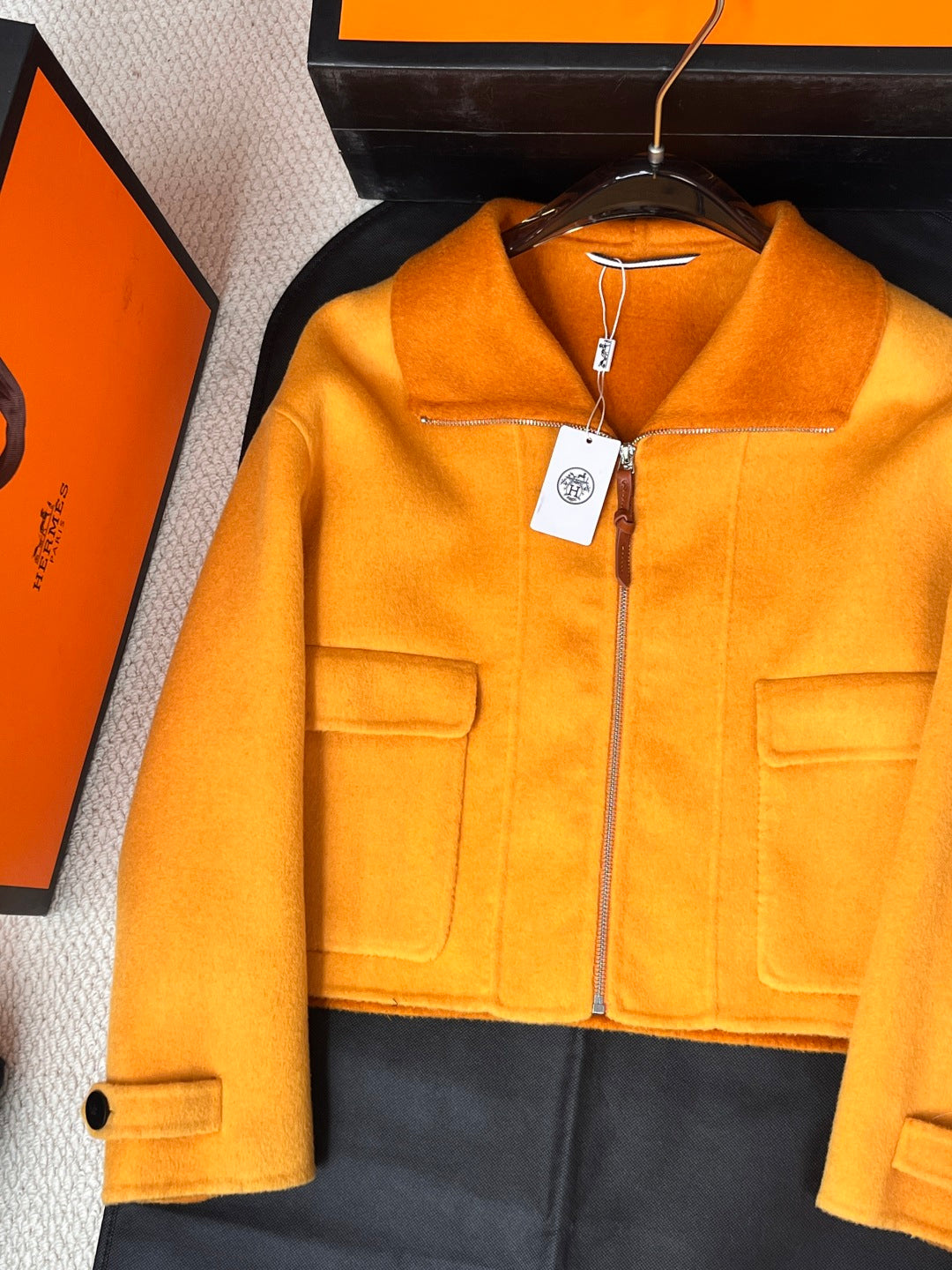 HERMES 25S CASERE JACKET 243