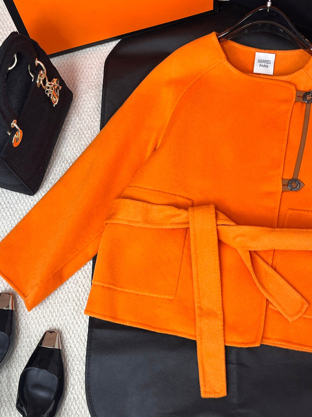 HERMES 25S SHORT CASERE COAT 241