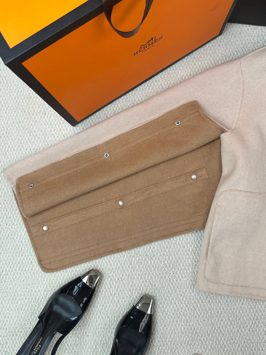 HERMES 25S LUXURY CASERE COAT 218