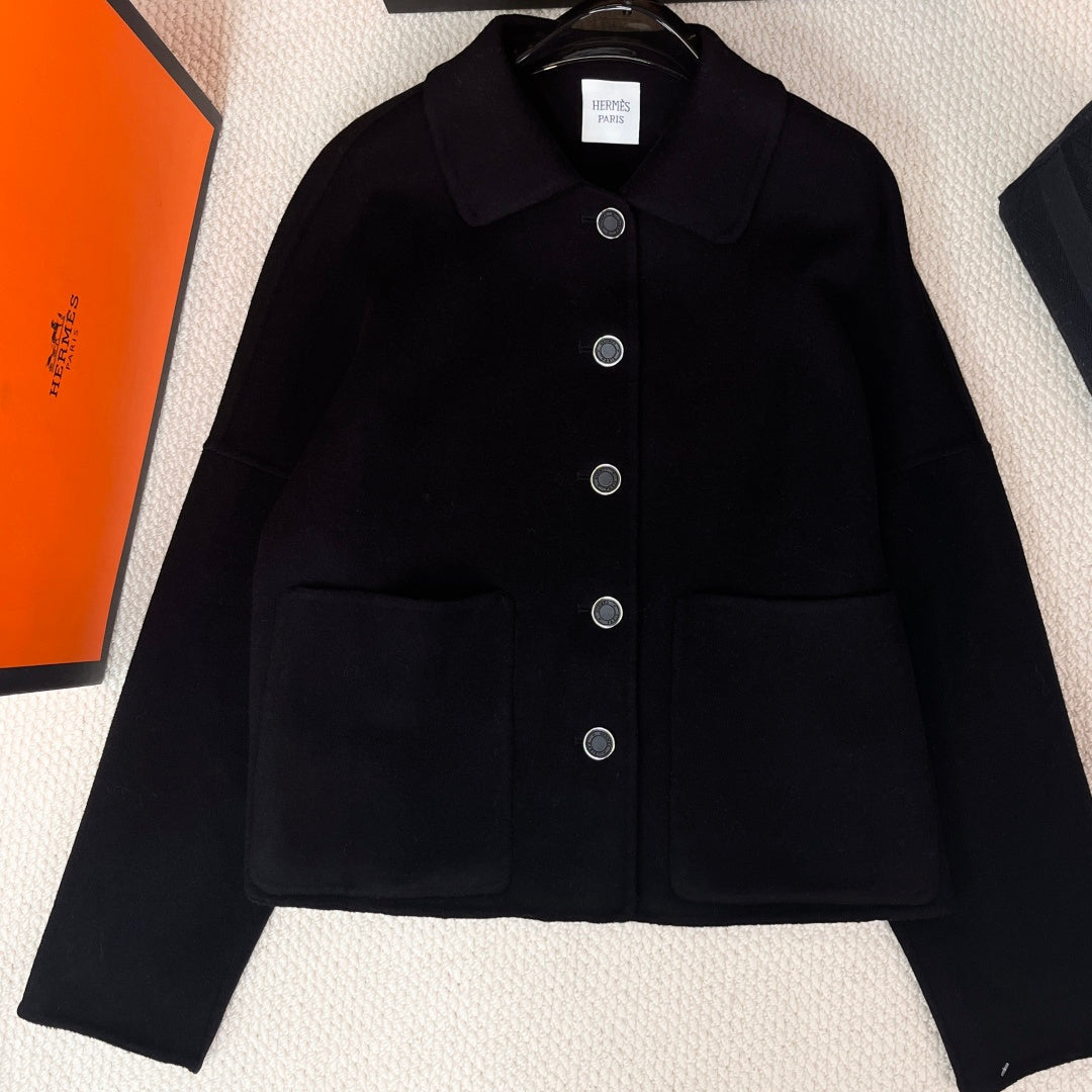 HERMES 25S SHORT CASERE COAT 211