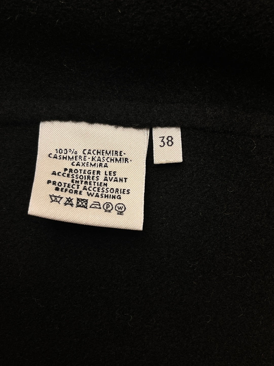 HERMES 25S LAPEL-COLLAR CASERE COAT 210