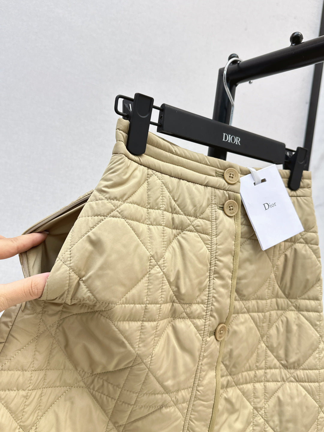 DIOR 25S QUILTED SHORT SKIRT 524