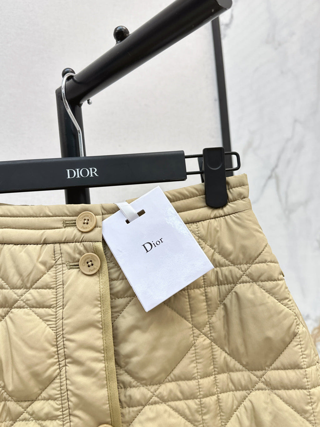 DIOR 25S QUILTED SHORT SKIRT 524