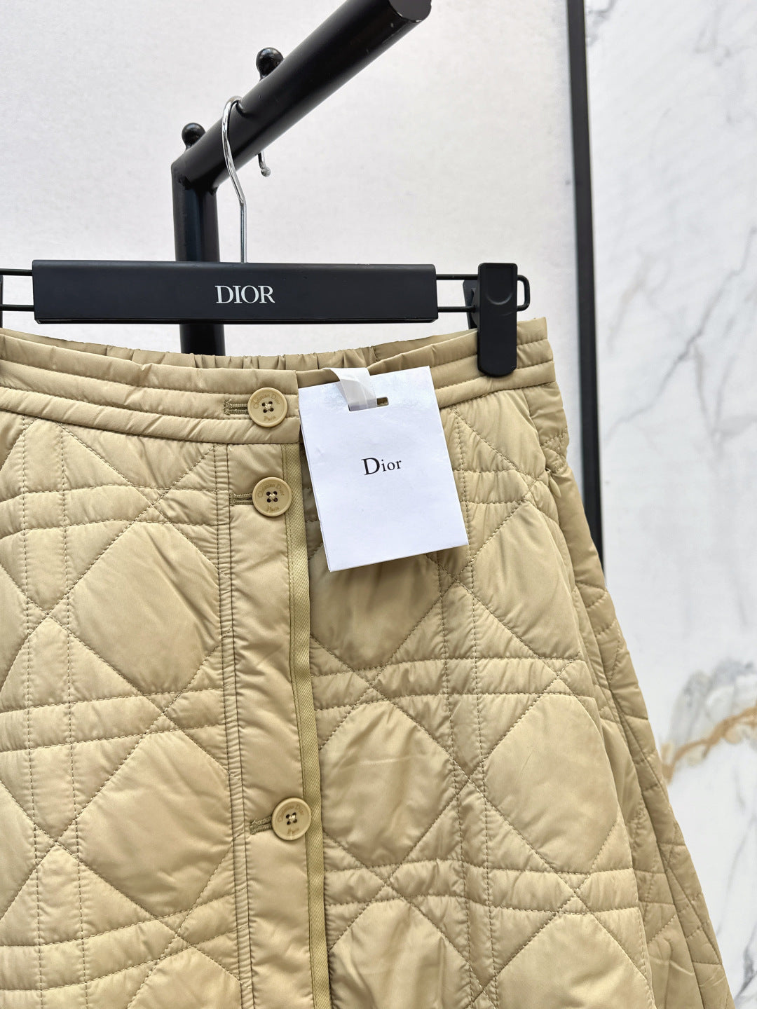 DIOR 25S LONG QUILTED SKIRT 526