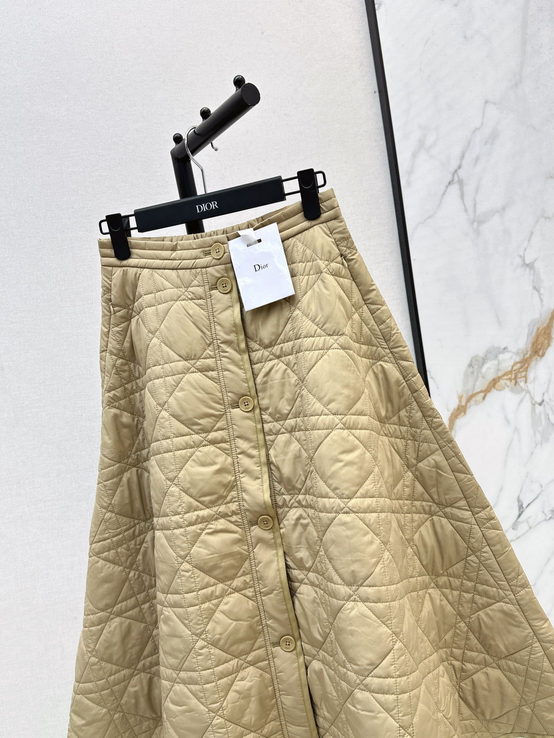 DIOR 25S LONG QUILTED SKIRT 526