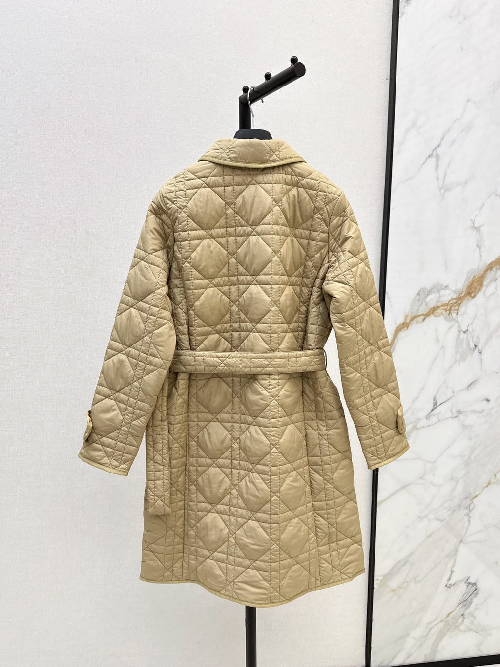 DIOR 25S LONG STAND COLLAR COAT 531