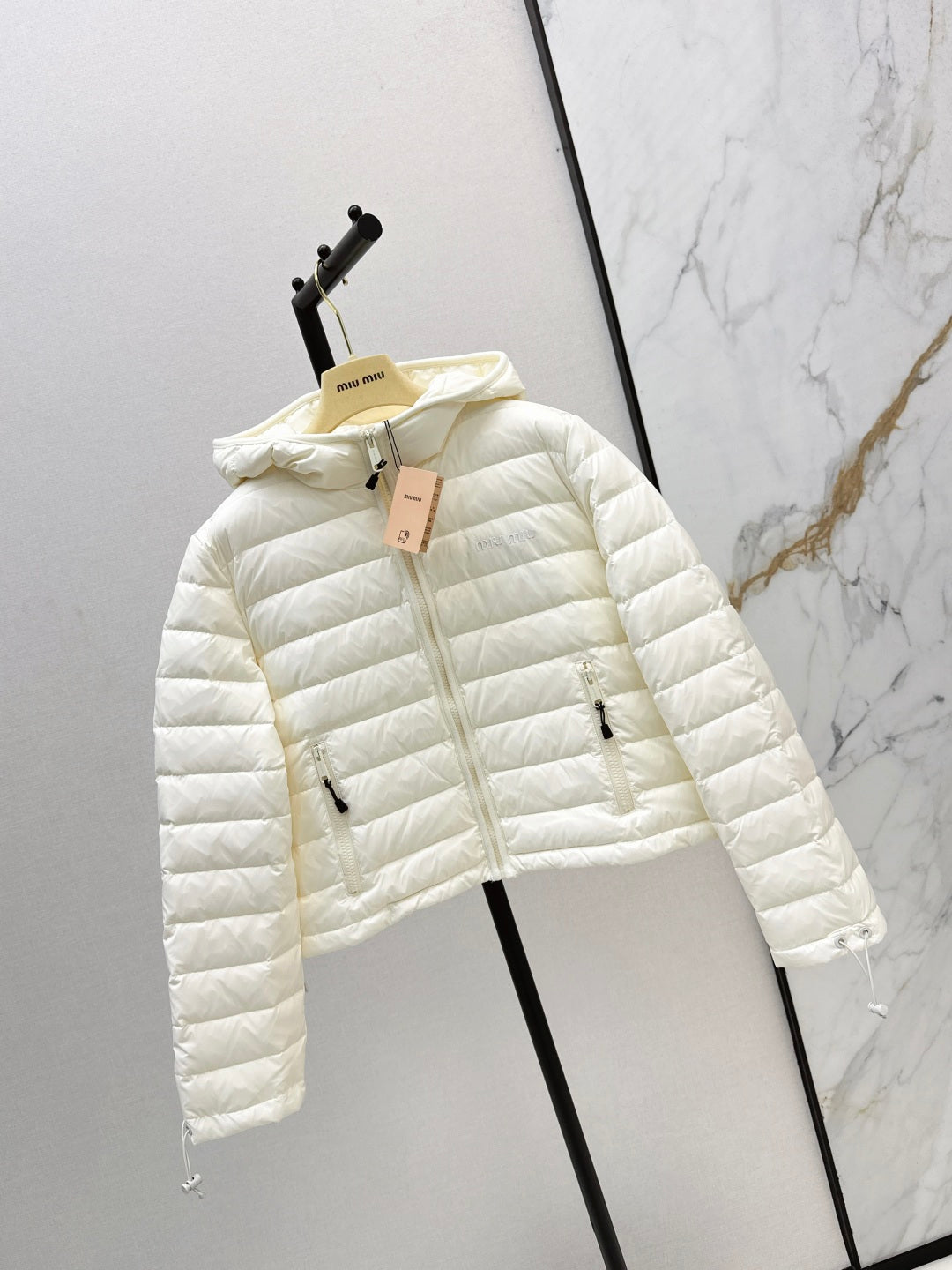 MIUMIU HOODED DOWN JACKET 99490