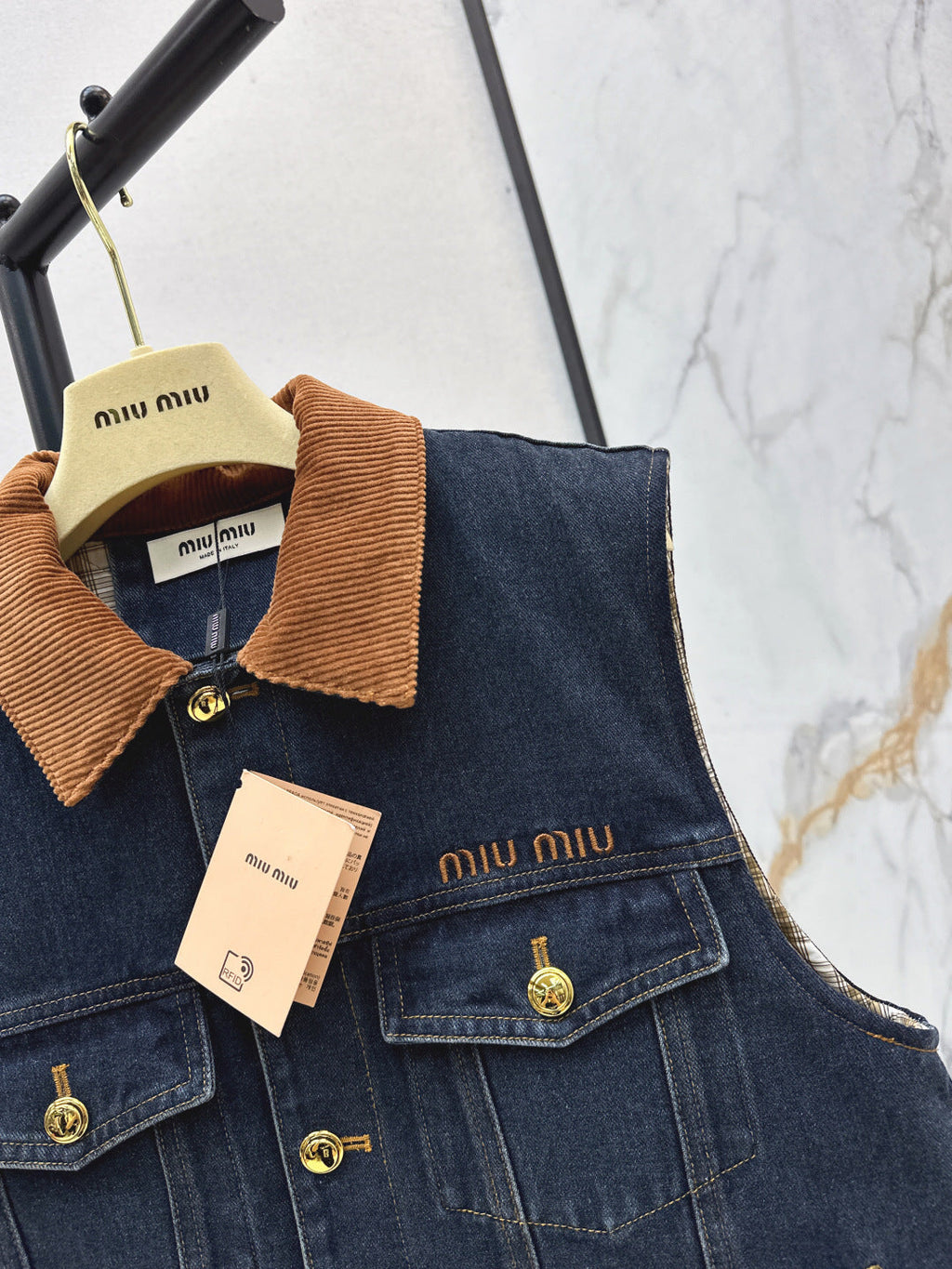 MIUMIU DENIM VEST 00380