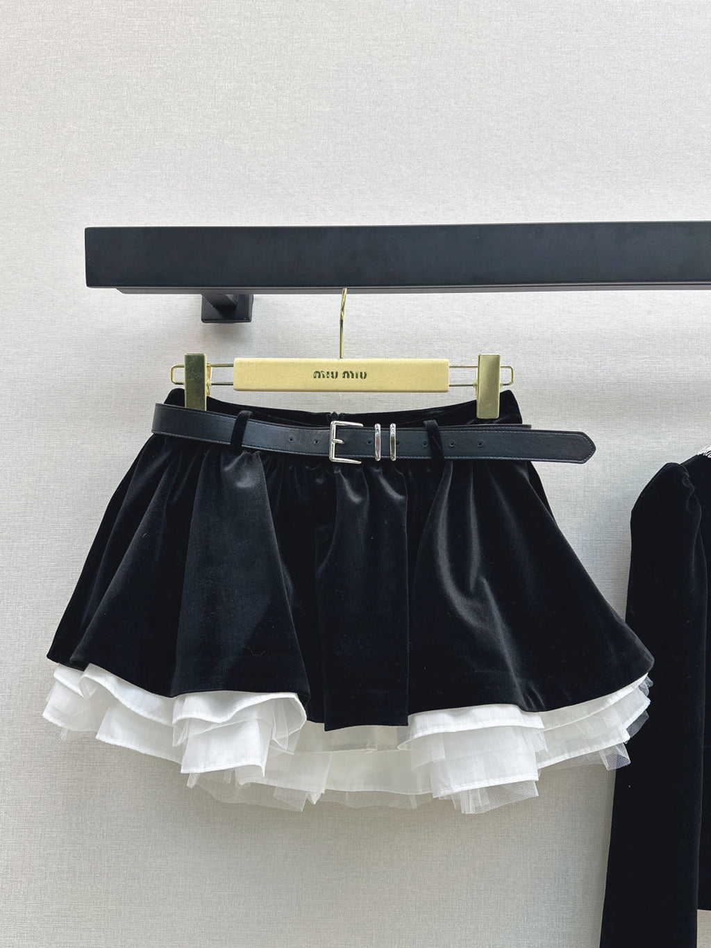 MIUMIU JACKET AND SKIRT SET STYLE 616