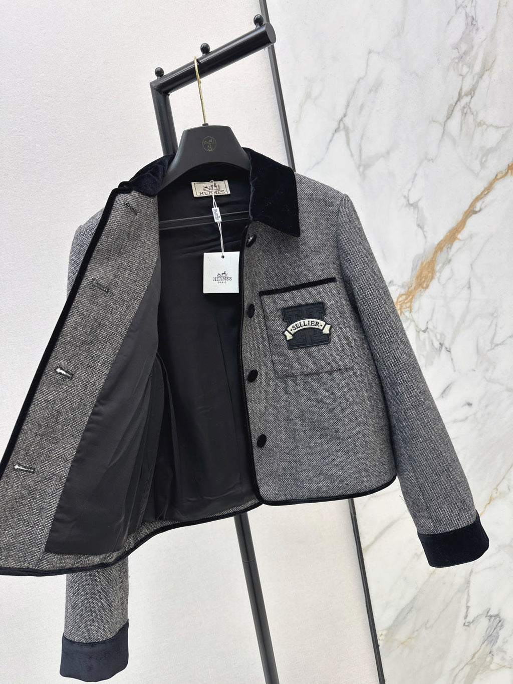 HERMES HERMES 25S SHORT JACKET 336
