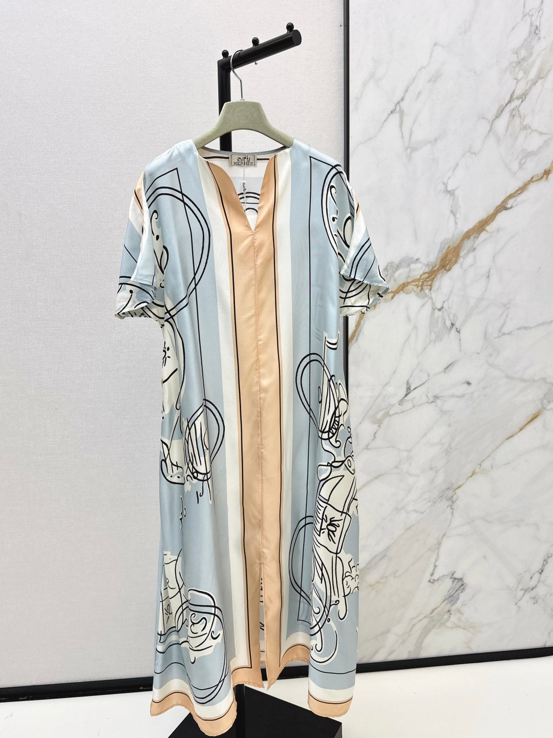 HERMES HERMES 25S DRESS 340