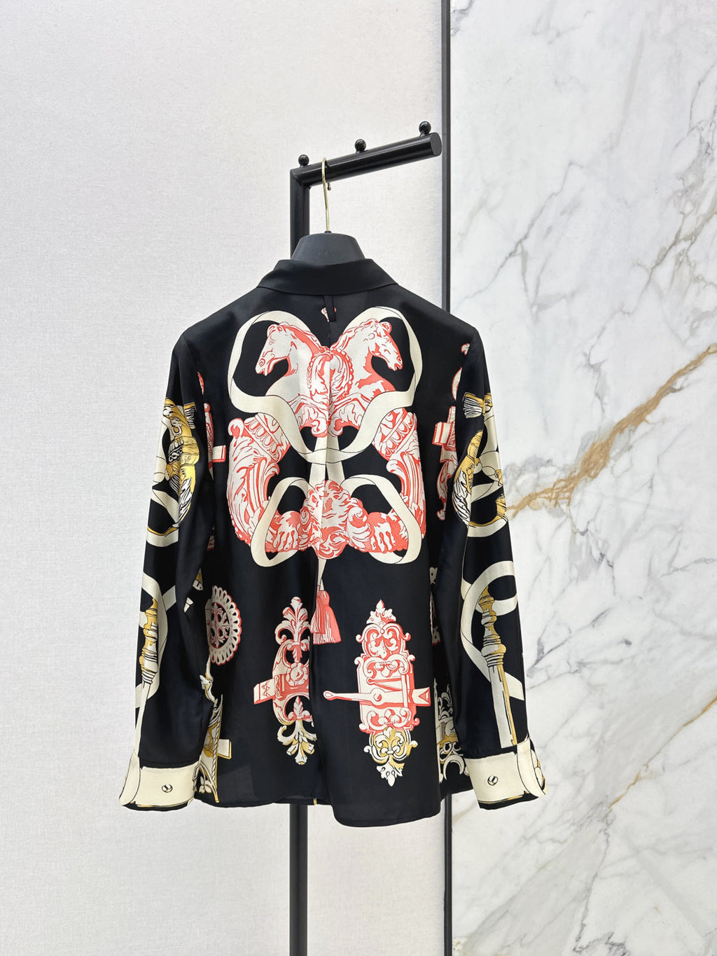 HERMES 25S SILK SHIRT 379