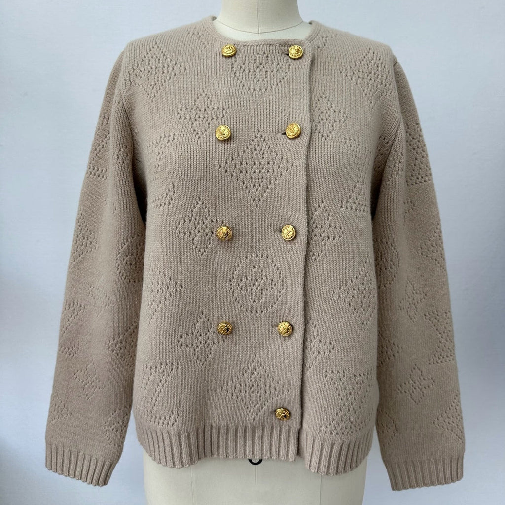 LOUIS VUITTON LV 25S WOOL CARDIGAN 0008