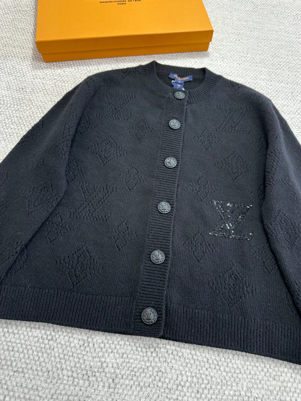 LOUIS VUITTON LV 25S WOOL CARDIGAN 0007