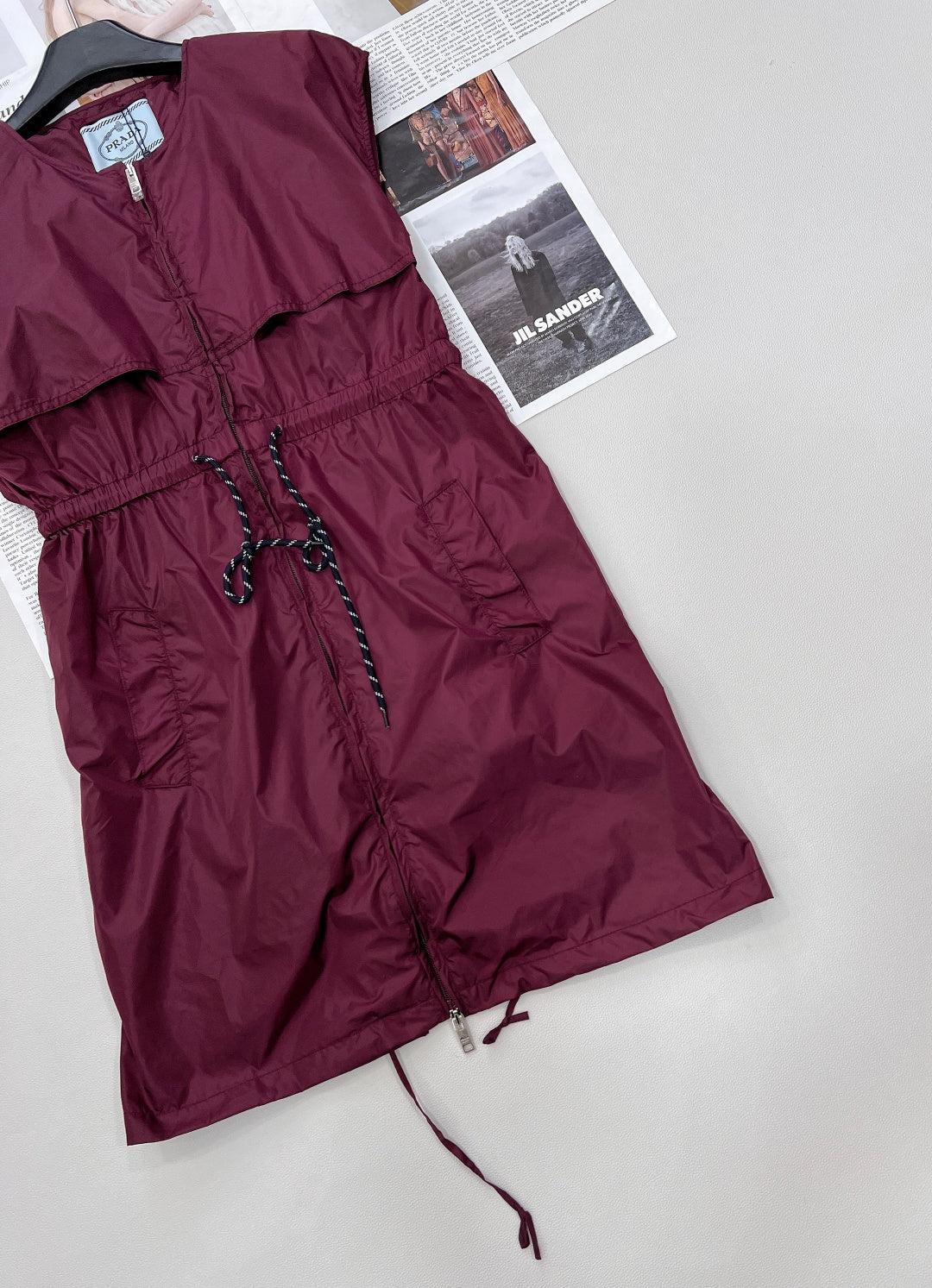PRADA 25S ELASTIC WAIST SKIRT 305