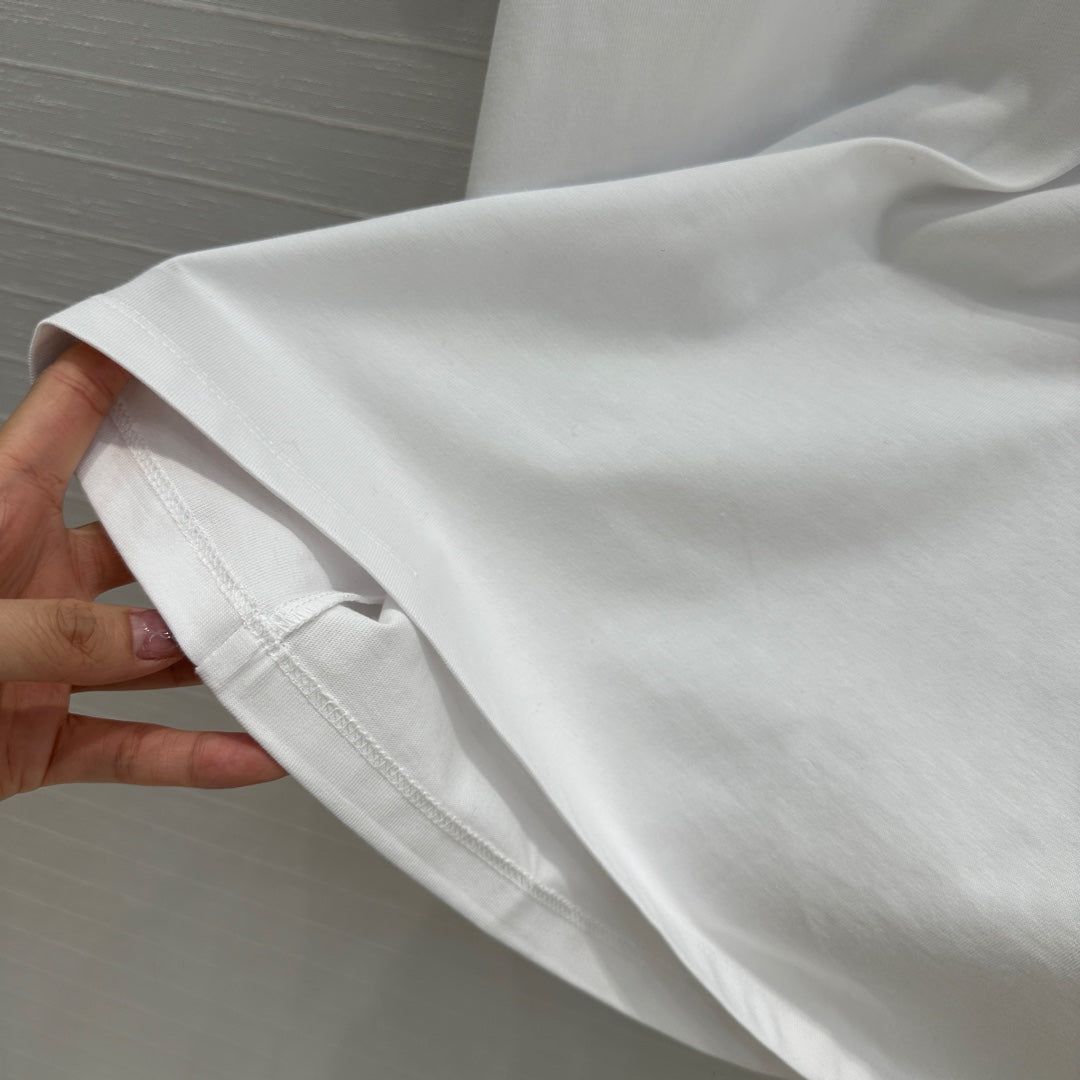 GUCCI Gucci 25 Printed Short-sleeved T-shirt White Cotton