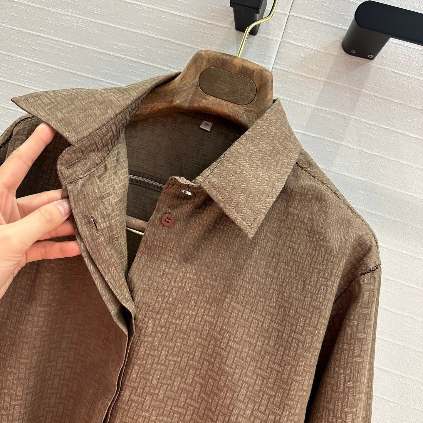 HERMES JACQUARD SHIRT 268338