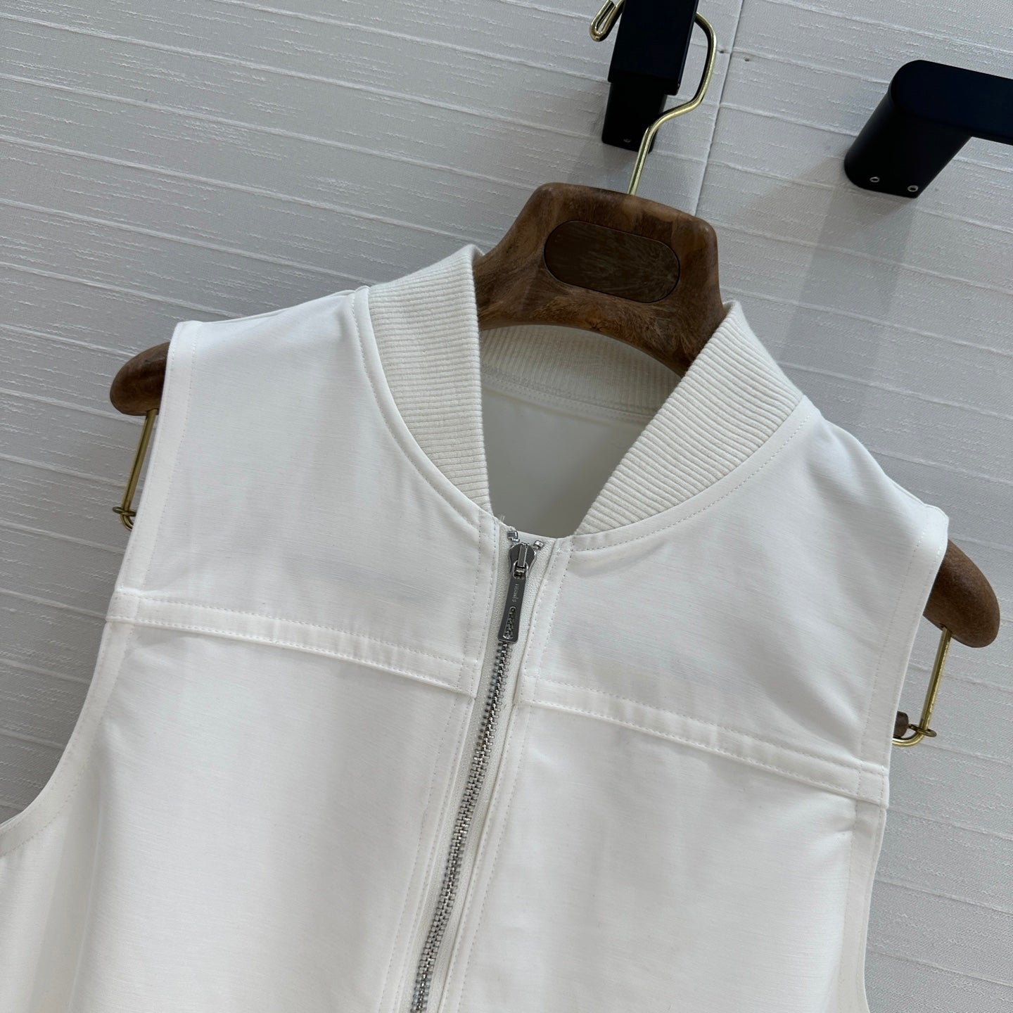 HERMES HERMES SLEEVELESS ZIPPER DRESS 276155