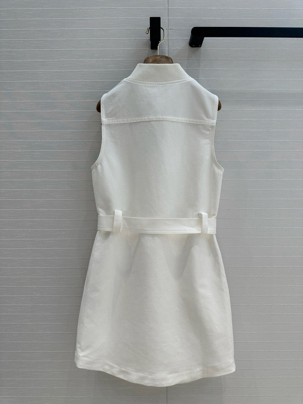HERMES HERMES SLEEVELESS ZIPPER DRESS 276155