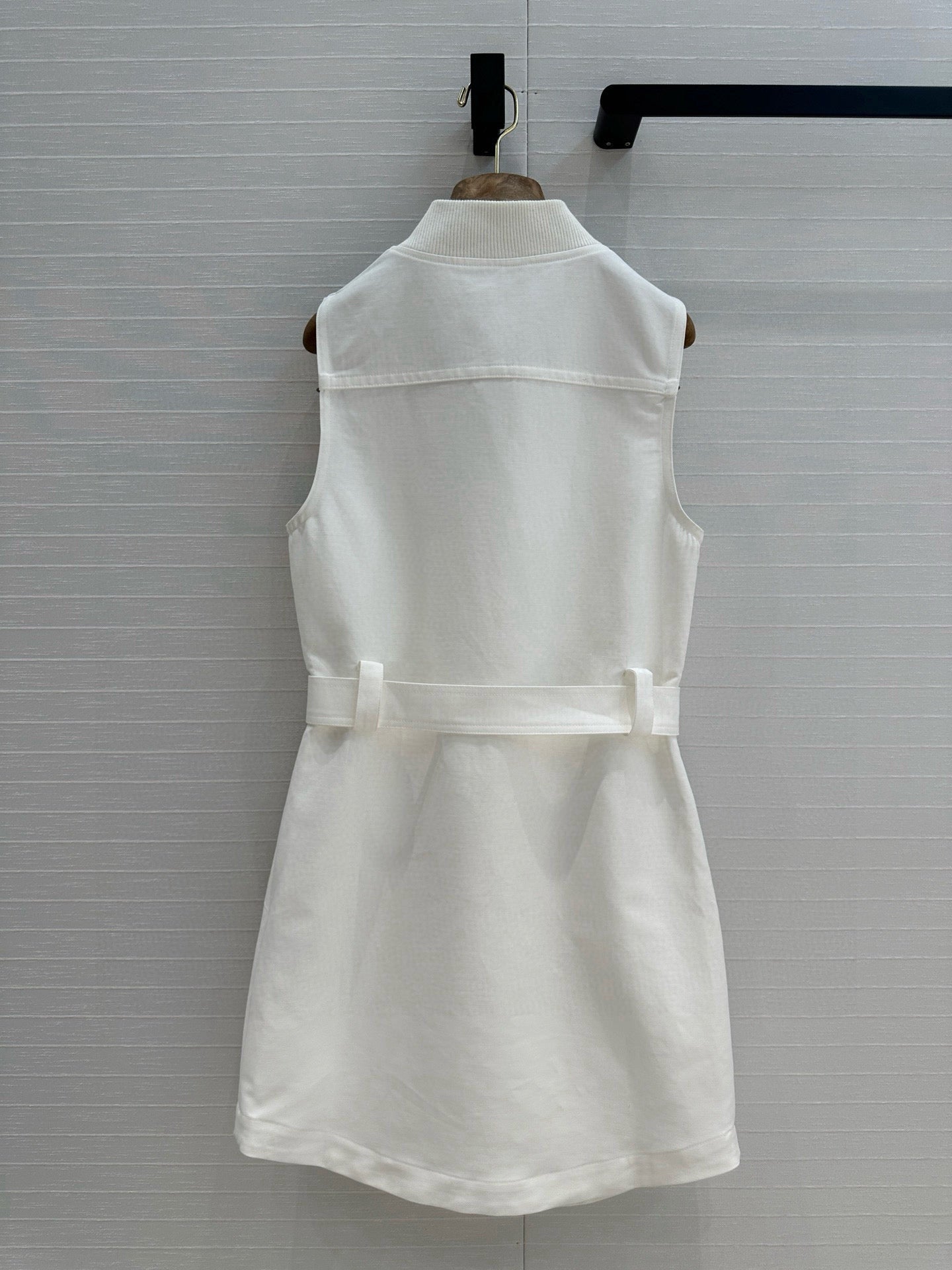 HERMES HERMES SLEEVELESS ZIPPER DRESS 276155
