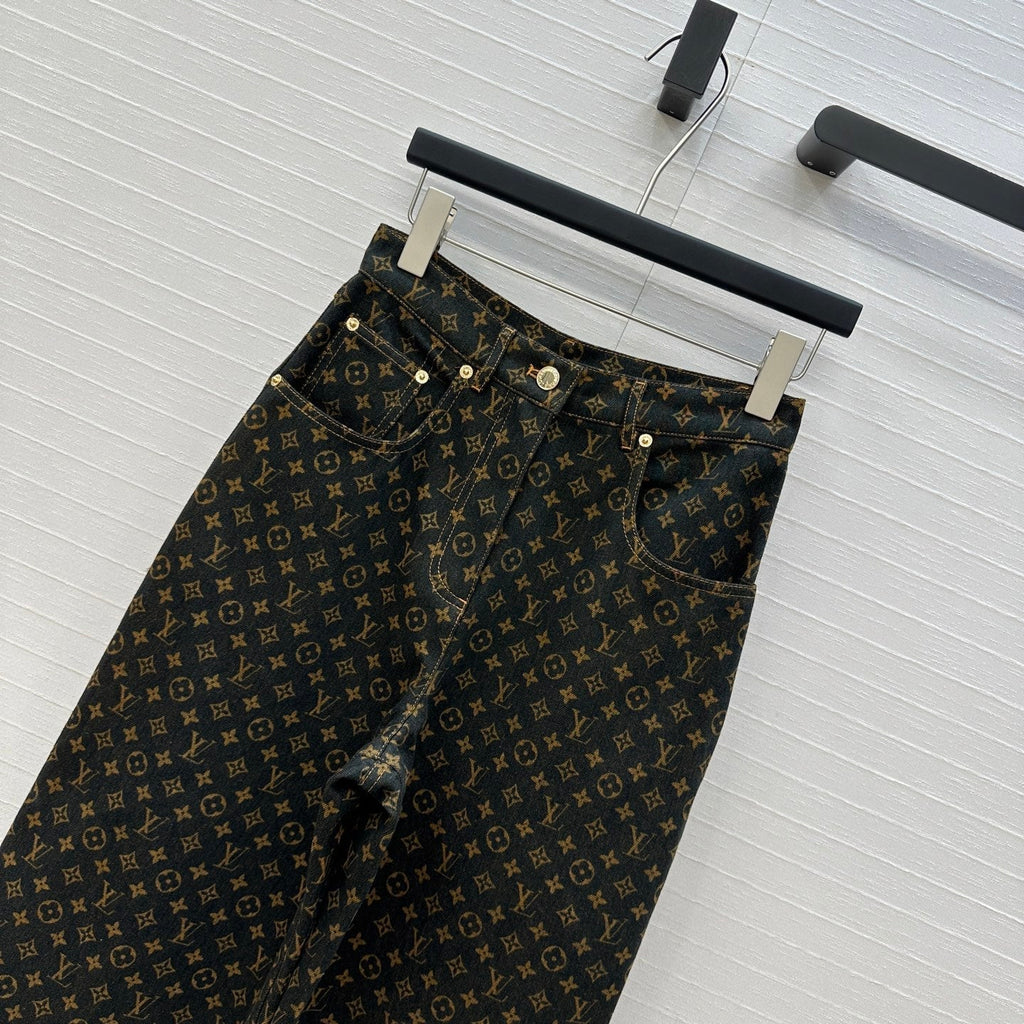 LOUIS VUITTON LV DENIM PANTS WITH LOGO 264395
