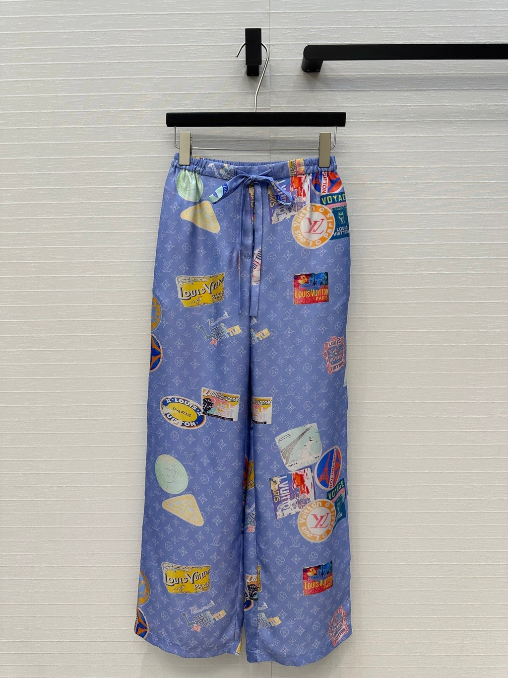 LOUIS VUITTON LV PRINTED SILK PANTS 268215