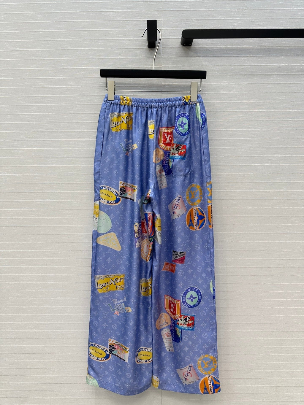 LOUIS VUITTON LV PRINTED SILK PANTS 268215