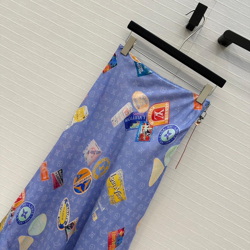 LOUIS VUITTON LV LONG SKIRT 268229
