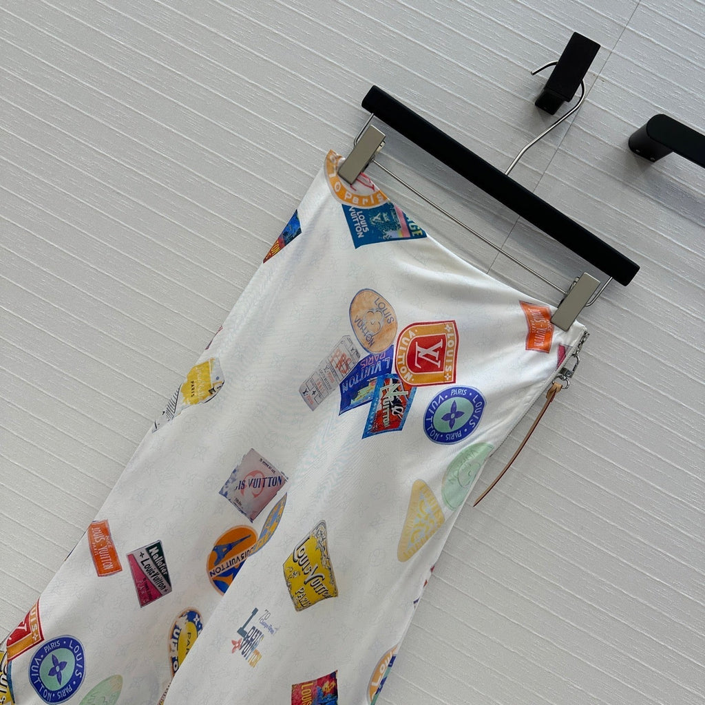 LOUIS VUITTON LV LONG SKIRT 268234