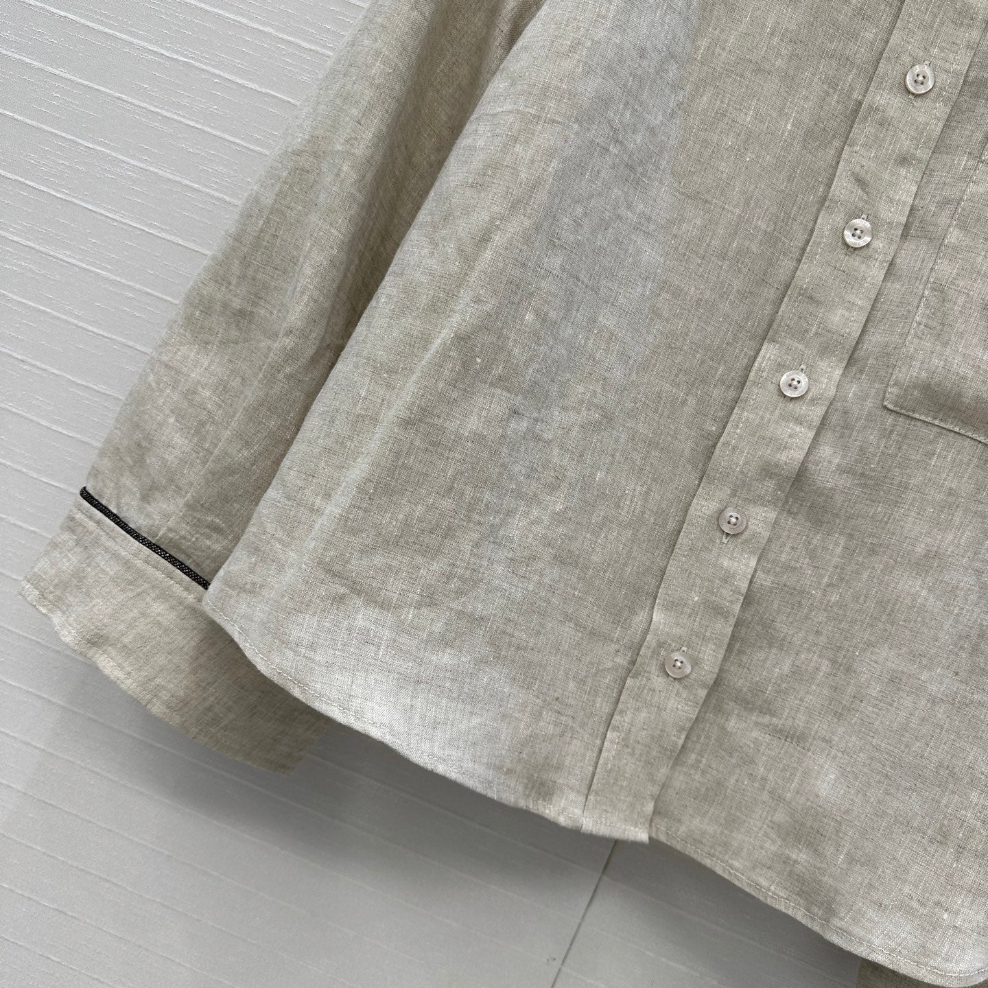 HERMES HERMES LONG-SLEEVE SHIRT AND ELASTIC WAIST LONG SKIRT SET 276160