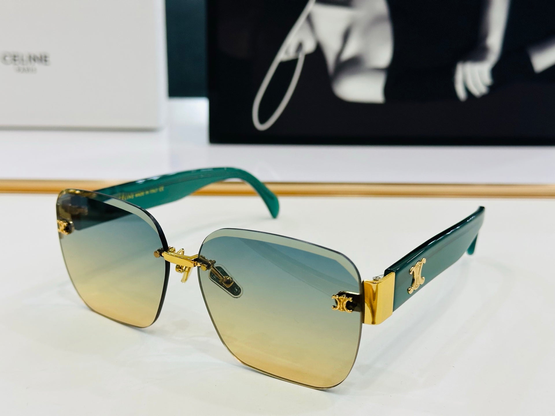 CELINE TRIOMPHE SUNGLASSES CL8031 IN ACETATE