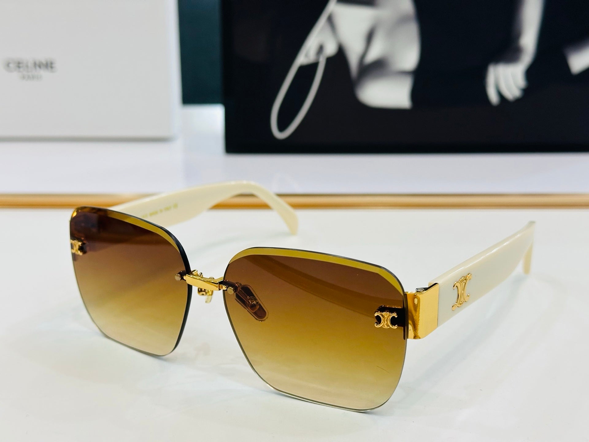 CELINE TRIOMPHE SUNGLASSES CL8031 IN ACETATE